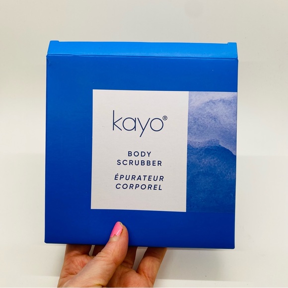 NWOT Kayo Body Scrubber, Light Blue - Picture 3 of 3